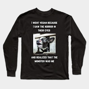 vegan power be kind to animals Long Sleeve T-Shirt